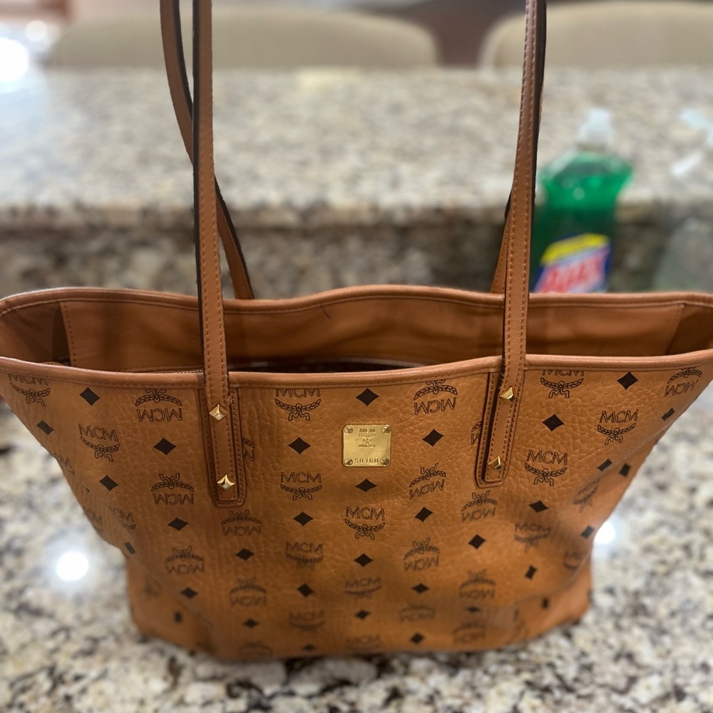 MCM Shopper Bag. Excellent condition on exterior, some wear on interior.